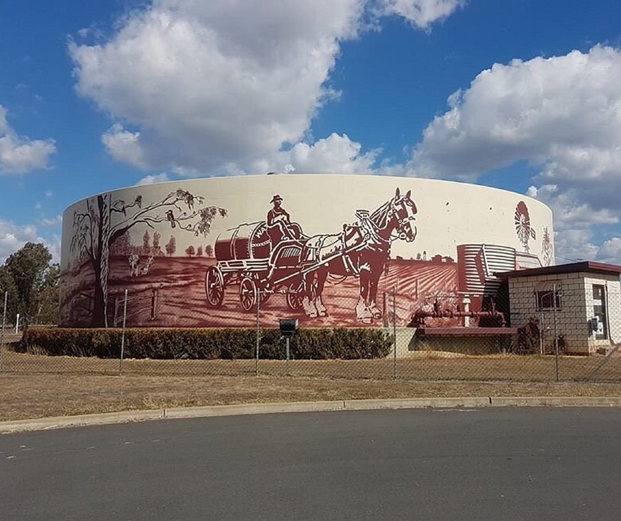 painted building